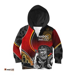 NAIDOC Week Hoodie KID Aboriginal Art For Our Elders