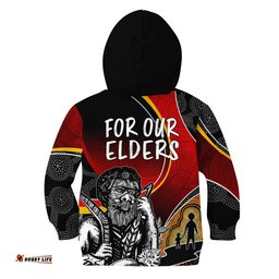 NAIDOC Week Hoodie KID Aboriginal Art For Our Elders