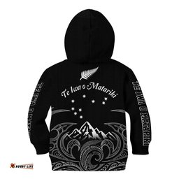New Zealand Kid Hoodie Maori Te Iwa o Matariki