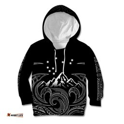 New Zealand Kid Hoodie Maori Te Iwa o Matariki