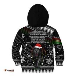 Panthers Rugby Kid Hoodie Go The Mighty Panthers Christmas Vibe Unique