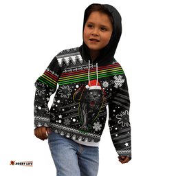 Panthers Rugby Kid Hoodie Go The Mighty Panthers Christmas Vibe Unique