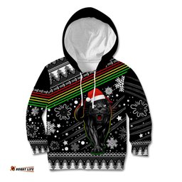 Panthers Rugby Kid Hoodie Go The Mighty Panthers Christmas Vibe Unique