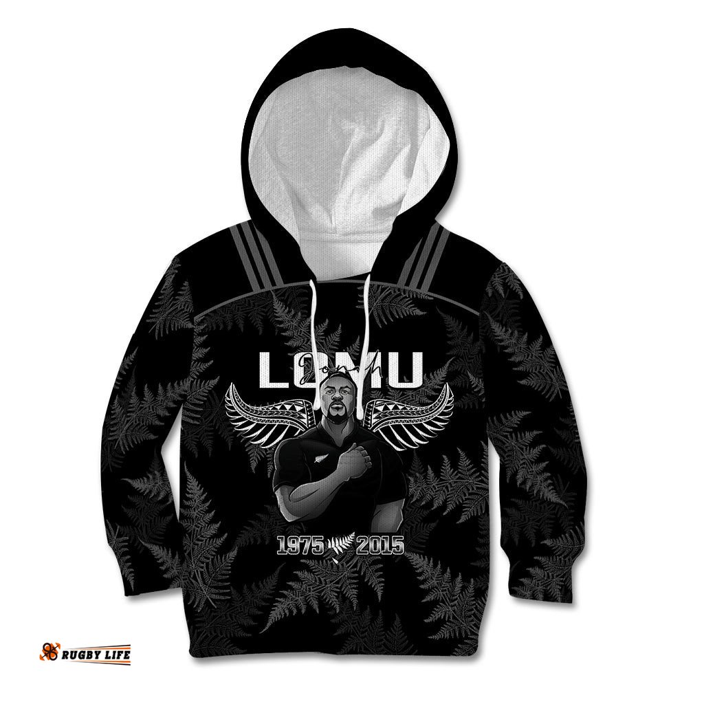 New Zealand Silver Fern Rugby Kid Hoodie Aotearoa Godfather Proud Gone But Never Forgotten