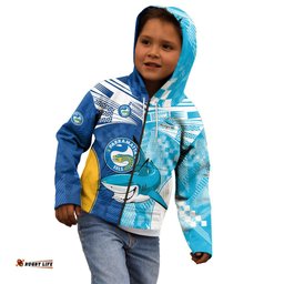 Custom NRL Shark Combine Eels Rugby Kid Hoodie Sporty Style