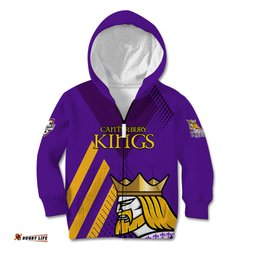 New Zealand Canterbury Cricket Kid Hoodie Be Proud Kings