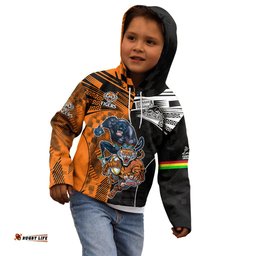 NRL Tigers Combine Panthers Rugby Kid Hoodie Sporty Style