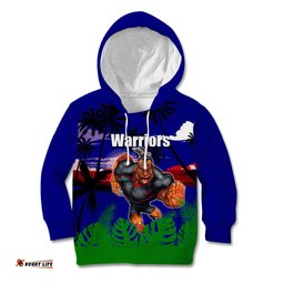 NRL Warriors Kid Hoodie Summer Vibe Style