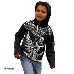 New Zealand Silver Fern Rugby Kid Hoodie Go All Black World Cup
