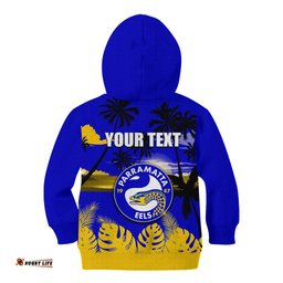 NRL Eels Kid Hoodie Summer Vibe Style