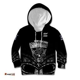 New Zealand Warriors and All Black Kid Hoodie Go Champions
