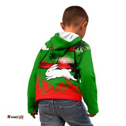 NRL Rabbitohs Kid Hoodie Summer Vibe Style