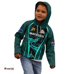 Matildas Australia Soccer Kid Hoodie Liquid Marble Texture Vibe