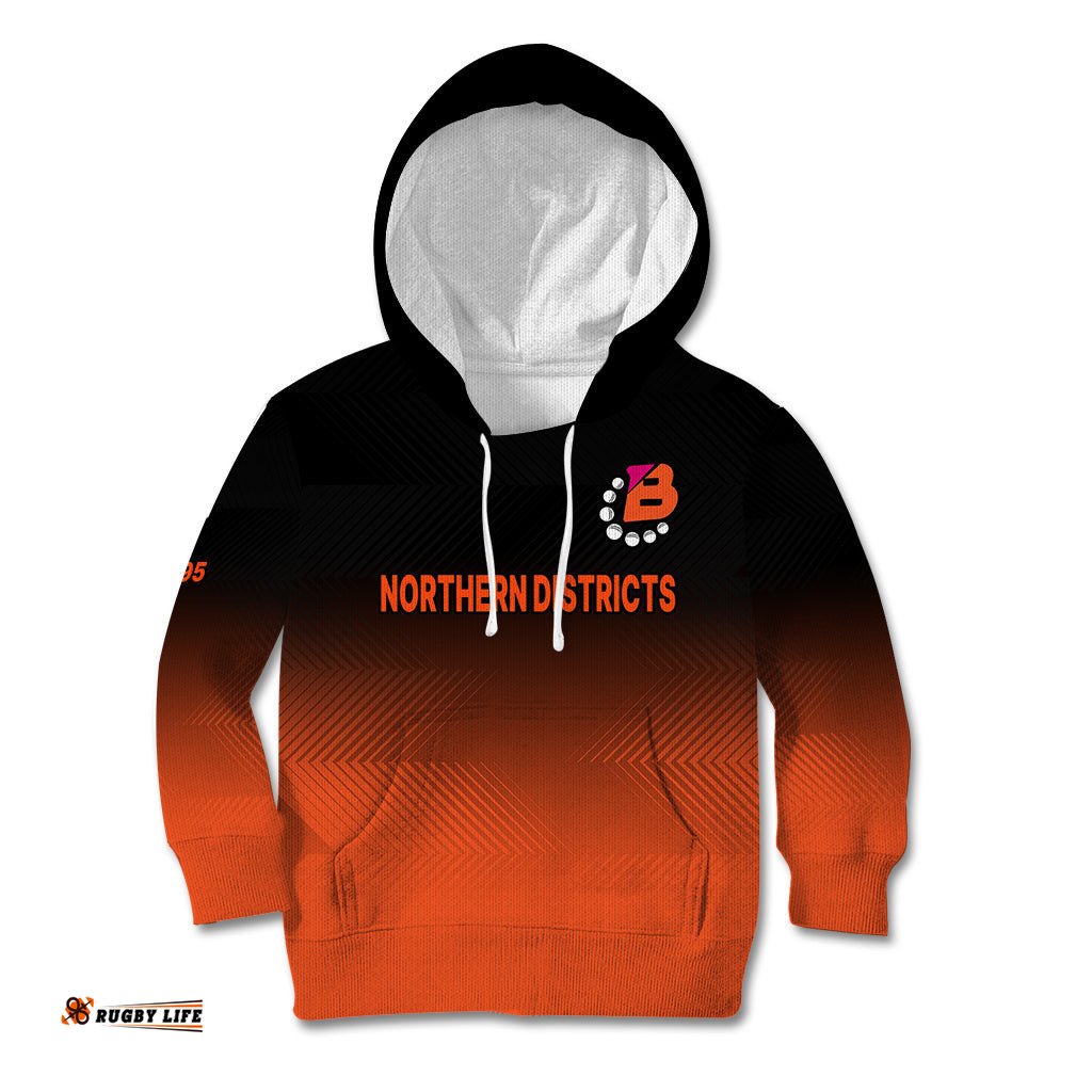 New Zealand Northern Districts Cricket Kid Hoodie The Bave Simple Style