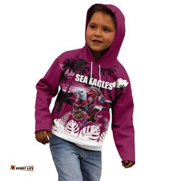 NRL Sea Eagles Kid Hoodie Summer Vibe Style