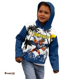 NRL Cowboys Kid Hoodie Summer Vibe Style