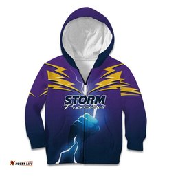 Storm Premiers Custom Kid Hoodie Thunder Catcher