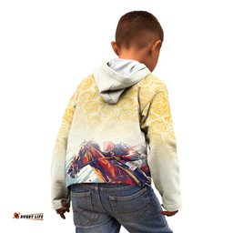 Melbourne Horse Racing Kid Hoodie Yellow Rose Champion