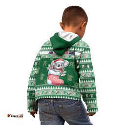 Aussie Koala Kid Hoodie Merry Christmas