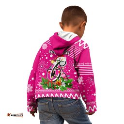 Custom Sixers BBL Kid Hoodie Christmas Vibe