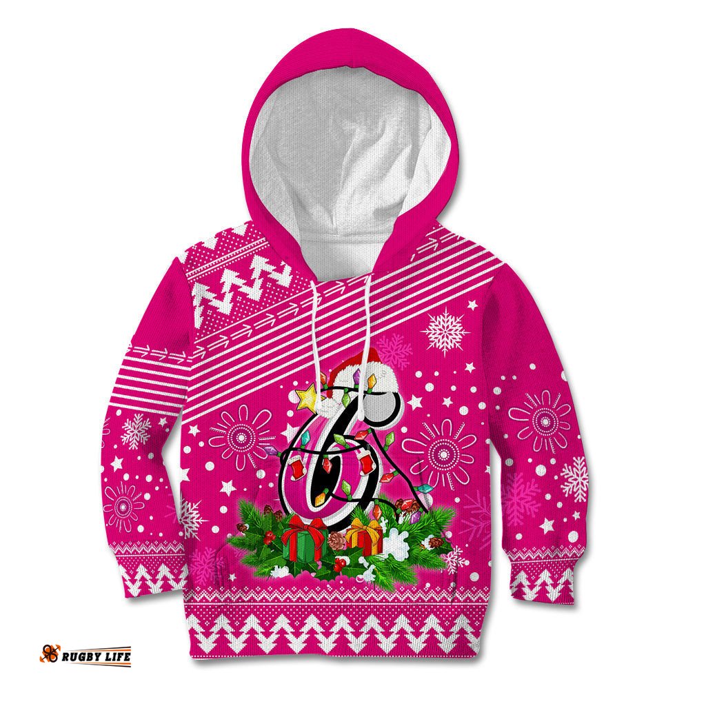 Custom Sixers BBL Kid Hoodie Christmas Vibe