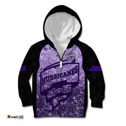 Hobart Hurricanes Custom Kid Hoodie BBL Cricket Team 2024