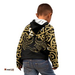 Matariki New Zealand Kid Hoodie Maori New Year Gold