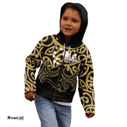 Matariki New Zealand Kid Hoodie Maori New Year Gold