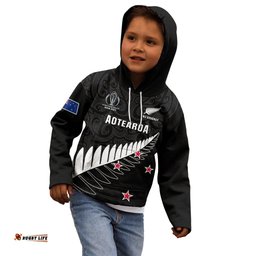 New Zealand Cricket Kid Hoodie Go Champions World Cup