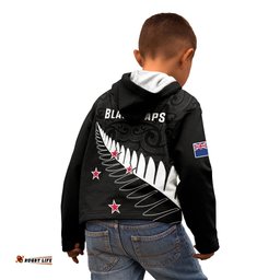 New Zealand Cricket Kid Hoodie Go Champions World Cup