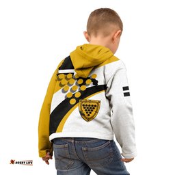 Kid Cornwall Celtic Hoodie Cornish Flag With Duke of Cornwall