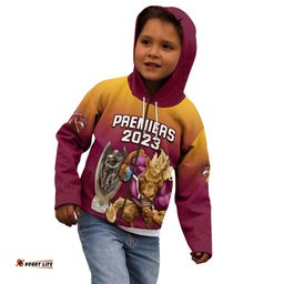 NRL Broncos Premiers Kid Hoodie