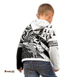 KID Bretagne Hoodie Brittany Ermine With Celtic Triskelion V2