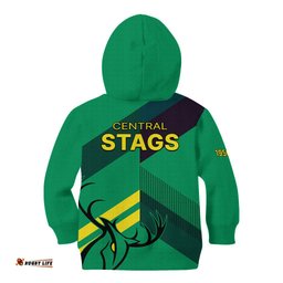 New Zealand Central Districts Cricket Kid Hoodie Central Stags Simple Style