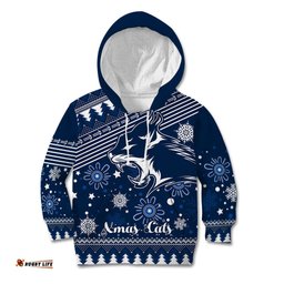Custom Geelong Cats Football Kid Hoodie Christmas Vibe