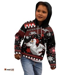 Custom Swans Football Kid Hoodie Christmas Vibe