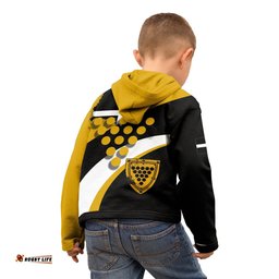 Kid Cornwall Celtic Zip Up Hoodie Cornish Flag With Duke of Cornwall Version 2