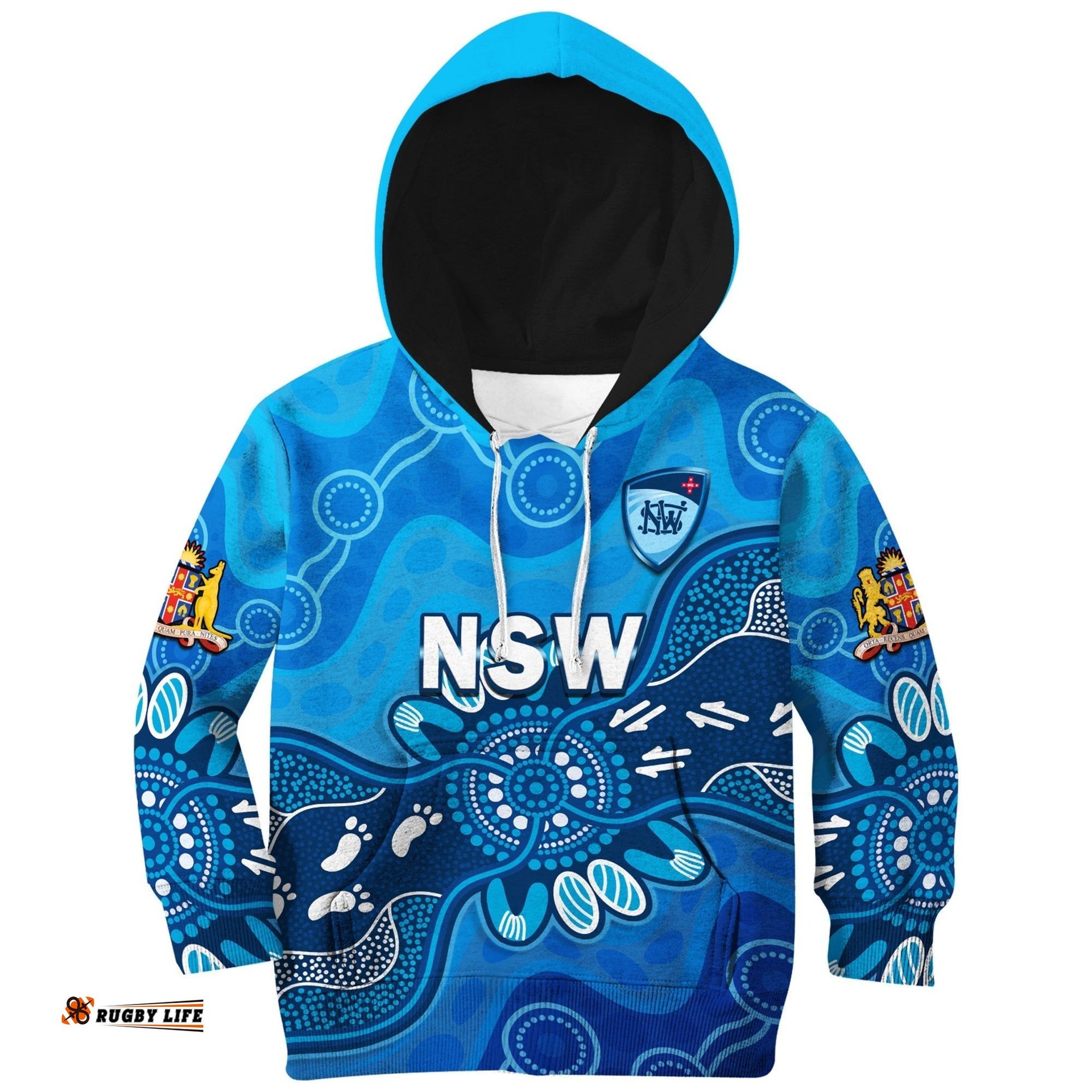 New South Wales Cricket Hoodie KID NSW Aboriginal Art