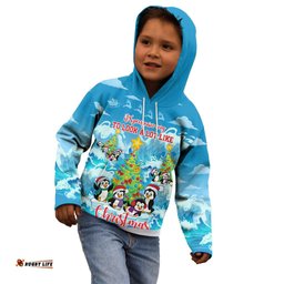 Its Penguin ing To Look A Lot Like Christmas Kid Hoodie