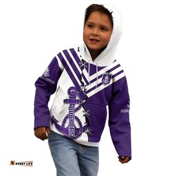 Fremantle Dockers Football Kid Hoodie Go Freo Sporty Version 02