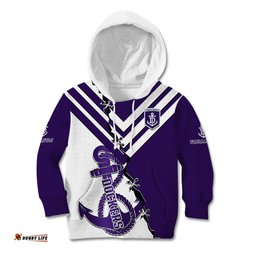 Fremantle Dockers Football Kid Hoodie Go Freo Sporty Version 02