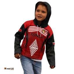 Custom Tonga Rugby Kid Hoodie Go Champions World Cup Ngatu Unique