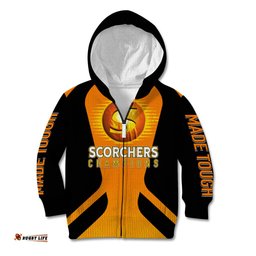 Custom Scorchers Cricket Champions Kid Hoodie Made Tough