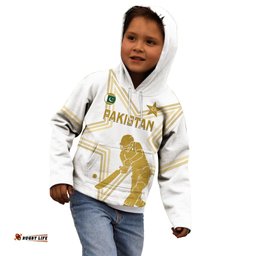 Custom Pakistan Cricket Kid Hoodie Go Shaheens