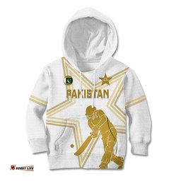 Custom Pakistan Cricket Kid Hoodie Go Shaheens