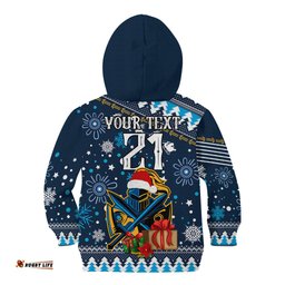 Custom Titans Rugby Kid Hoodie Chirstmas Vibe