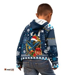 Custom Titans Rugby Kid Hoodie Chirstmas Vibe
