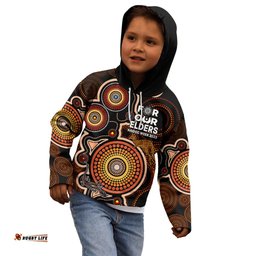 Custom NAIDOC Week Kid Hoodie Indigenous Tribal Ver.01