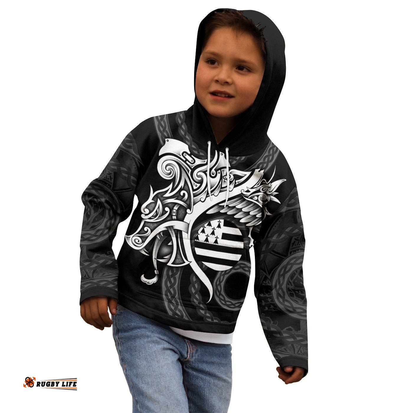 Kid Brittany Celtic Hoodie Fury Dragon Celt