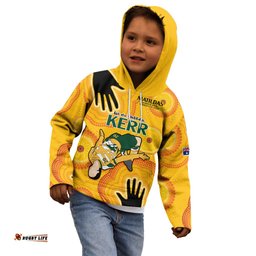 Custom Sam Kerr Matildas Kid Hoodie Australia Soccer World Cup Quater Final